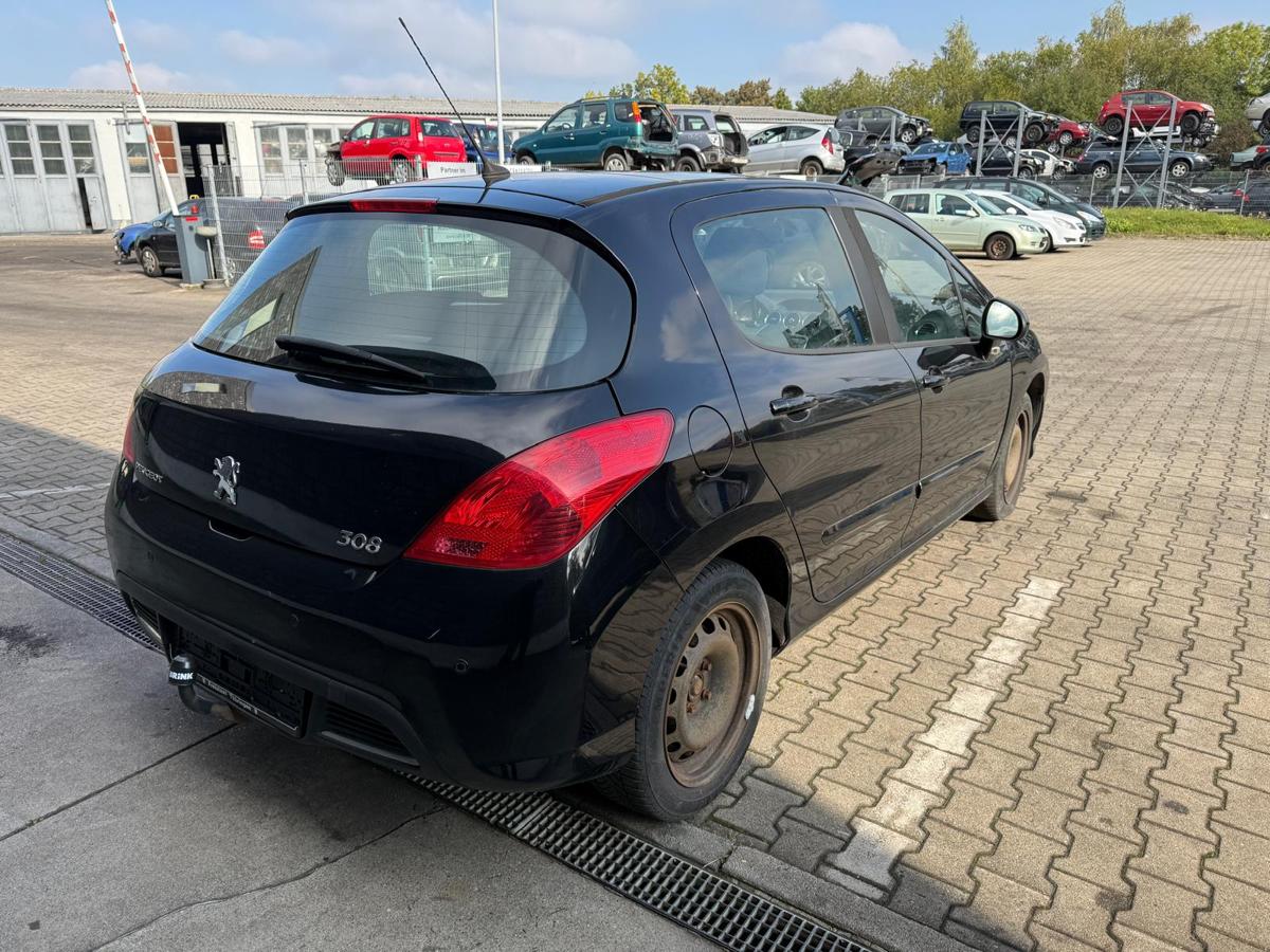 Peugeot 308 I original Stoßstange Stoßfänger hinten KTV Schwarz Perla Nera BJ09